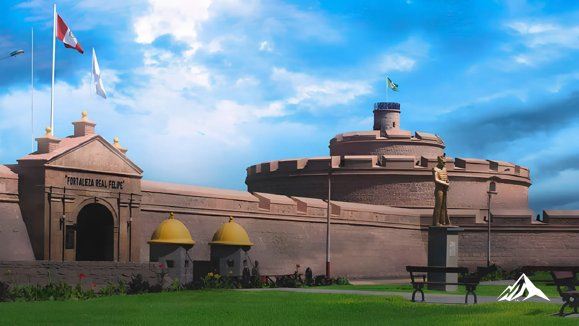 Real Felipe Fortress, one of Callao's most iconic historical landmarks in Peru.