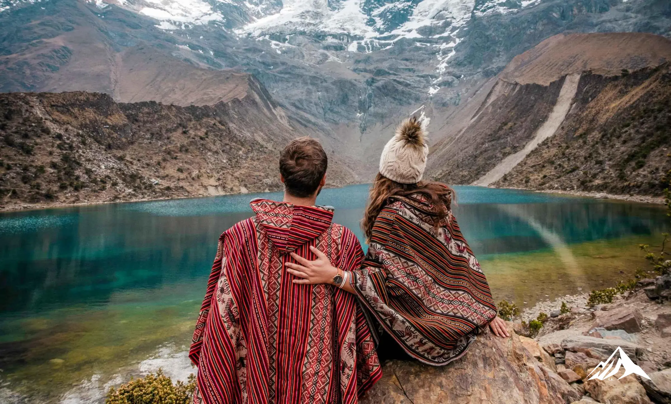 Couple enjoying a romantic luxury honeymoon experience in Peru surrounded by breathtaking Andean landscapes.