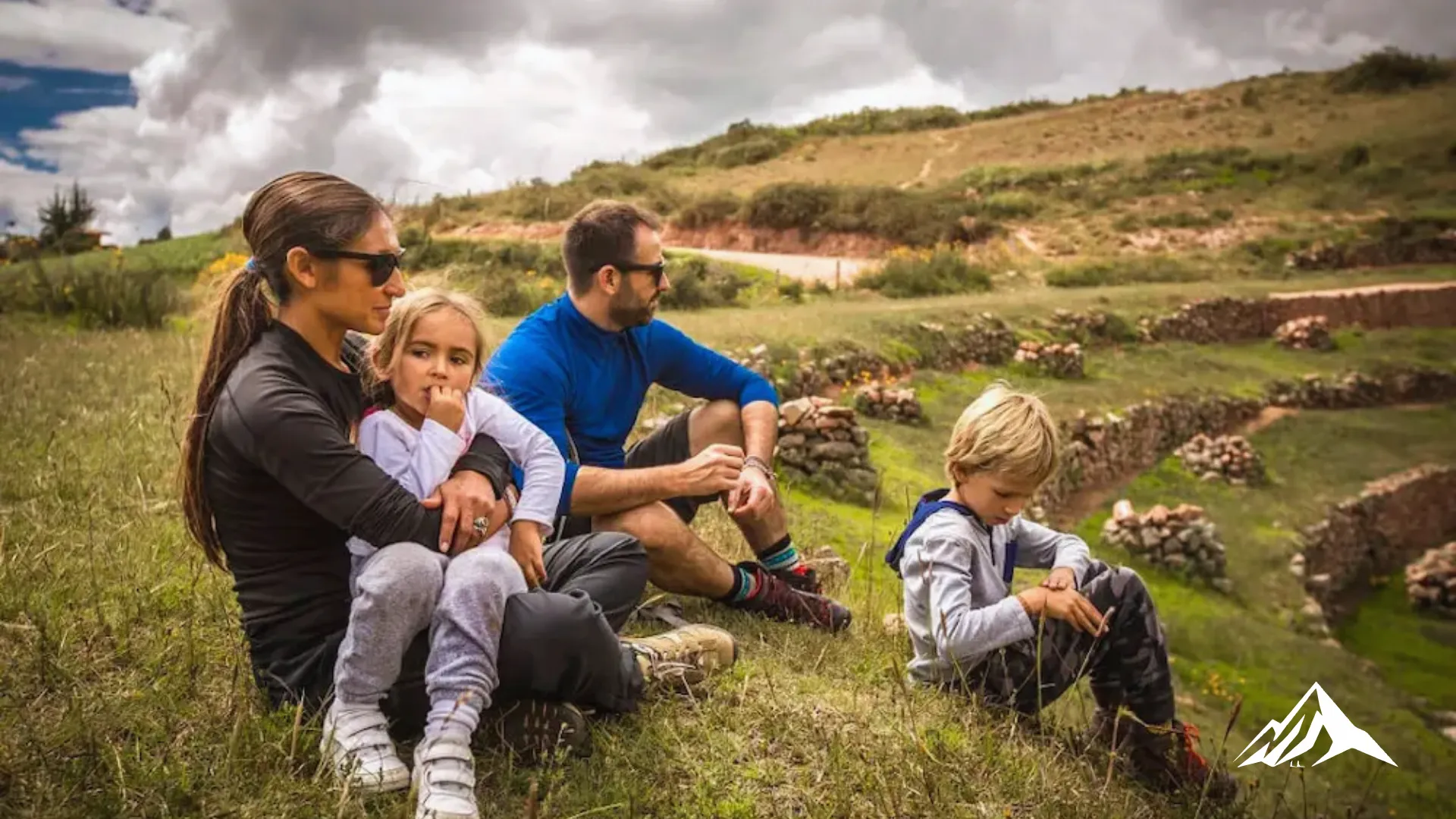 Family exploring the Sacred Valley with children in Peru